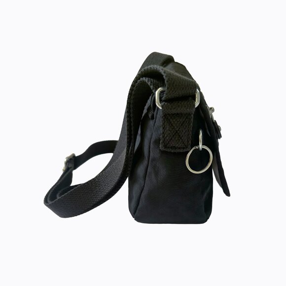 Kipling Sabian Mini Crossbody Bag Black Noir Everyday Essential Travel City Y2K - Picture 3 of 9